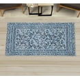 thumbnail image 1 of Vintage Decorative Rug, Abstract Design Soft Pastel Colors of Swirling Branches Repetitive Art, Quality Carpet for Bedroom Dorm and Living Room, 6 Sizes, Pale Blue, by Ambesonne, 1 of 1