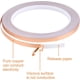 thumbnail image 5 of BR Tira de lámina de cobre de 0,05 mm de espesor, 8 mm * 20 m, conductor único, controlador de bala, vidrio coloreado, mantenimiento eléctrico, conexión a tierra, prevención de radiación, 5 of 5