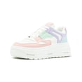 thumbnail image 3 of Tenis para Mujer Caterina Moda Casuales Plataforma Urbano Multicolor rosa 23, 3 of 6