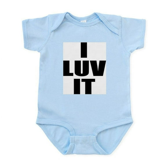 CafePress - I Luv It Infant Bodysuit - Baby Light Bodysuit, Size Newborn - 24 Months