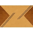 thumbnail image 5 of Casavani Handmade Brown Cotton Dhurrie Square Dining Room Carpets Home Decor Kilim 7x7 feet, 5 of 7