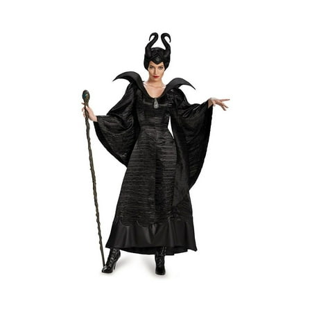 Disney Maleficent Movie Christening Black Gown Womens Costume deluxe