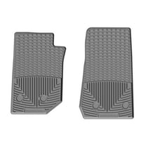 WeatherTech All-Weather Floor Mats compatible with Jeep Wrangler 2-Door, Wrangler JK 2-Door, Wrangler Unlimited 4-Door, Wrangler JK Unlimited 4-Door - 1st Row (Driver & Passenger), Grey