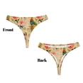 thumbnail image 3 of Fotbe Vintage Bird Tanga Sin Costuras para Mujer con Estampado – Panties Invisibles, Transpirables y Cómodos para Uso Diario-X-Large, 3 of 6