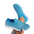 thumbnail image 2 of Womens Rhinestone Shoes Mesh Sparkling Glitter Slip On Sneaker Non Slip Running Walking Shoes Gym Sports Athletic Sneaker Lightweight Casual Fashion Sneakers, 39, 2 of 7