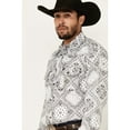 thumbnail image 2 of Men's Cowboy Hardware Bandana Print Long Sleeve Pearl Snap Western Shirt - 125544-010, 2 of 4