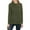Army Green, variant on OKBOP Blue Tops for Women,Casual Solid Loosing Long Sleeve Button Pile Collar T-Shirt Long Sleeve Blouses for Women Sweatshirts