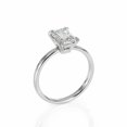 thumbnail image 4 of HeartsAndYou 3ct Emerald Cut Moissanite Classic Engagement Solitaire Ring 18k White Gold over Silver, 4 of 6