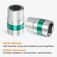 thumbnail image 5 of Uxcell 3/4" Drive 12 Points Socket 21mm Metric 40CR Shallow Impact Socket, 5 of 7
