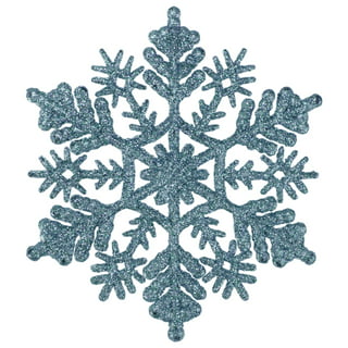 Illuminated Glitter Snowflakes Blue – martinezstickercompany