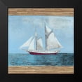 thumbnail image 2 of McCavitt, Naomi 12x12 Black Modern Framed Museum Art Print Titled - Seagrass Nautical II, 2 of 5