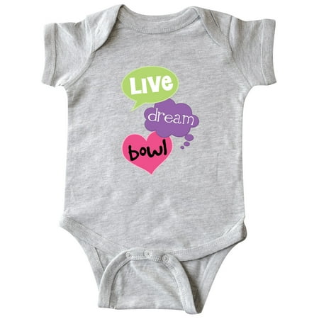 

Inktastic Bowling Gift Live Dream Bowl Gift Baby Girl Bodysuit