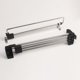 thumbnail image 3 of Movable Crossbar Clothes Hanger Top Mount Wardrobe Closet Rail Rod Cold Rolled Steel Hanging Clothes 250/300/350/400mm, 3 of 11