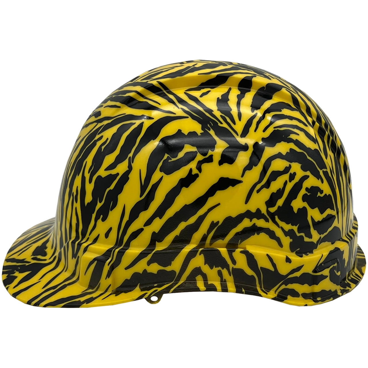 Tiger Yellow Hydro Dipped Hard Hats Cap Style