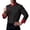 Black, variant on Chef Shirt for Men Hotel Restaurant Work Shirt Uniform Men's Catering Chef Workwear Long Sleeve Cardigan Shirt for Kitchen Casual Style,Red,XXXL