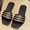 Black B, variant on absuyy Womens Slide Sandals- New Style Casual Open Toe Summer Flat Slide Sandals #344 Beige-5.5