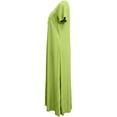 thumbnail image 4 of Casual Summer Dress for Everyday Wear Lightweight Loose Fit Short Sleeves Solid Color Style Women’s Casual Tennis Dress Female Everyday Attire Green M, 4 of 6
