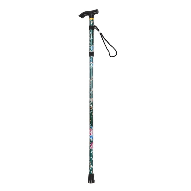 Adjustable Height, Ergonomic Grip, Compact and Portable Folding Cane with Non Slip Rubber Tips, Lightweight Aluminum Alloy Material for Mobility & Daily Living Aids