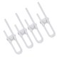 thumbnail image 1 of Furniture Locks Child Proof Cabinet Lock For Drawer Fridge Closet Adjustable Range 9.8×2.6×0.4in 4Pcs, 1 of 3