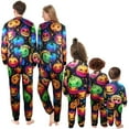 thumbnail image 2 of Halloween Matching Family Pajamas Sets, Uccdo Hooded One-Piece Romper Pumpkin Jumpsuits Holiday Pjs Sleepwear For Adult/Kid/Baby, 2 of 8