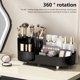 thumbnail image 5 of Organizador de maquillaje giratorio, soporte para sombra de ojos y lápiz labial, caja de almacenamiento de artículos diversos de escritorio, 5 of 8