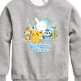 thumbnail image 3 of Pokémon - Pikachu Piplup Winter Graphic Long Sleeve Fleece Sweatshirt, 3 of 5
