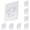 Clear6, variant on 10Pcs Small Adhesive Wall Hooks Damage Free Sticky Hooks Waterproof Oilproof for Bathroom Kitchen Decorations Cables, 2X2In (Clear1)
