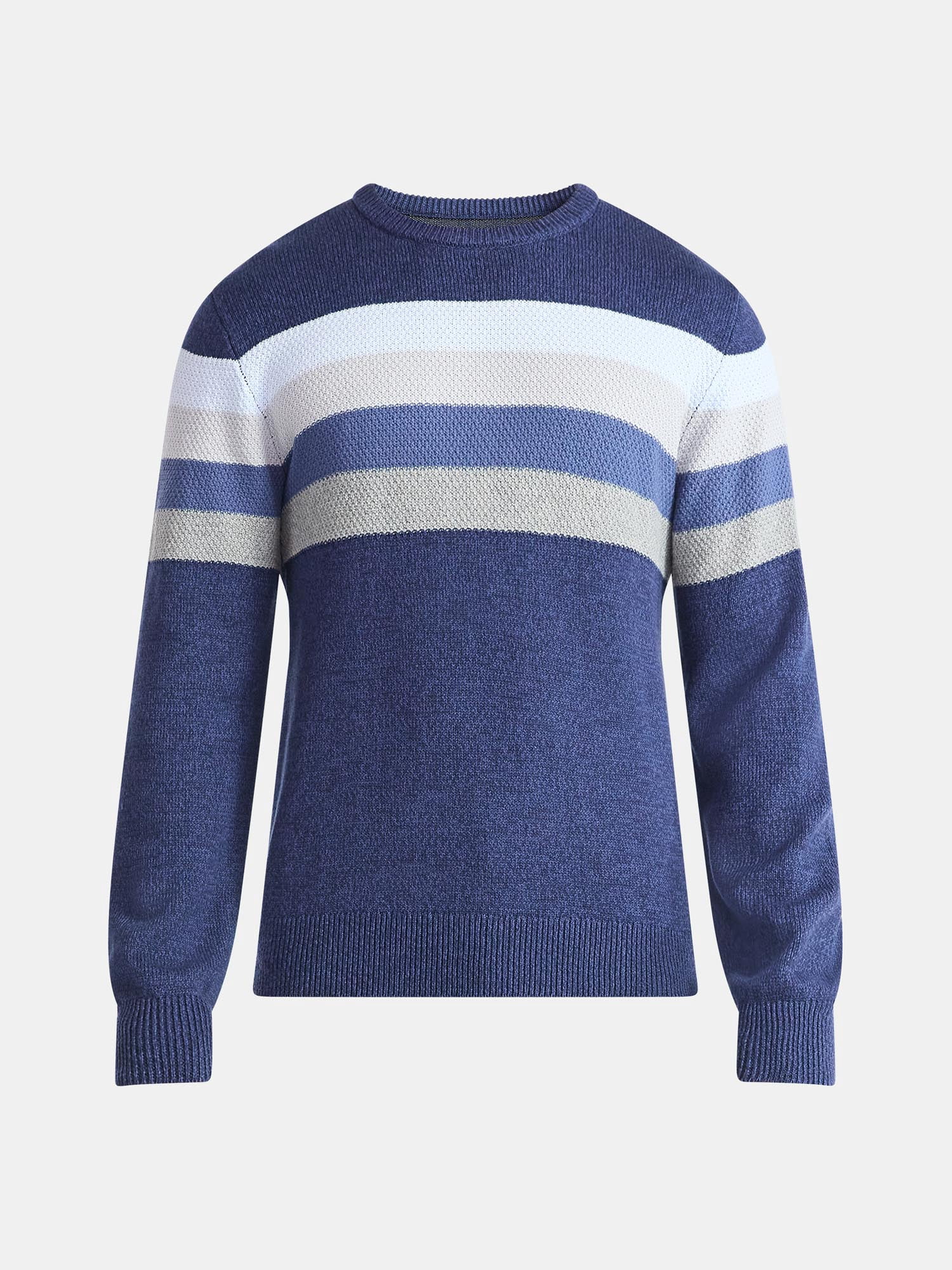 George Men's and Big Men's Chest Stripe Sweater, Midweight, Sizes S-3XL