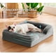thumbnail image 4 of Cama para Perro Mediano Premium Gris con Funda Lavable e Impermeable, 4 of 6