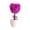 Hot Pink, variant on FTsdfkl Artificial Heart-Shaped Topiary Tree, Flower Ball Bonsai, Colorful Potted with White Pot, for Home, Office & Wedding Decor