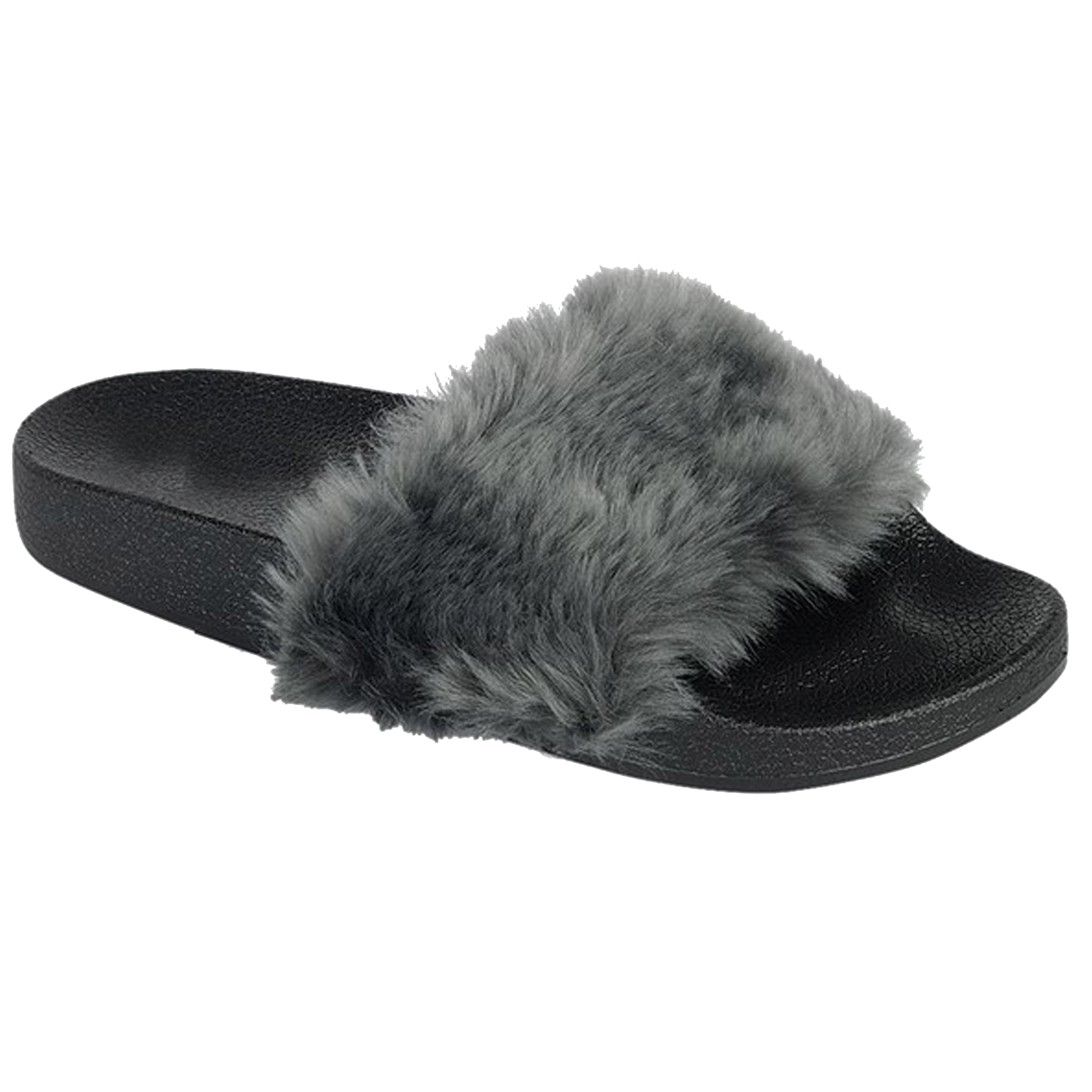 puffy woven slides