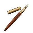 thumbnail image 2 of Vintage 0 7mm Nibs Handcrafted Wood Fountain Pen Signature Writing Business Gift Gold Ebony Kerunrum Rosewood We, 2 of 6