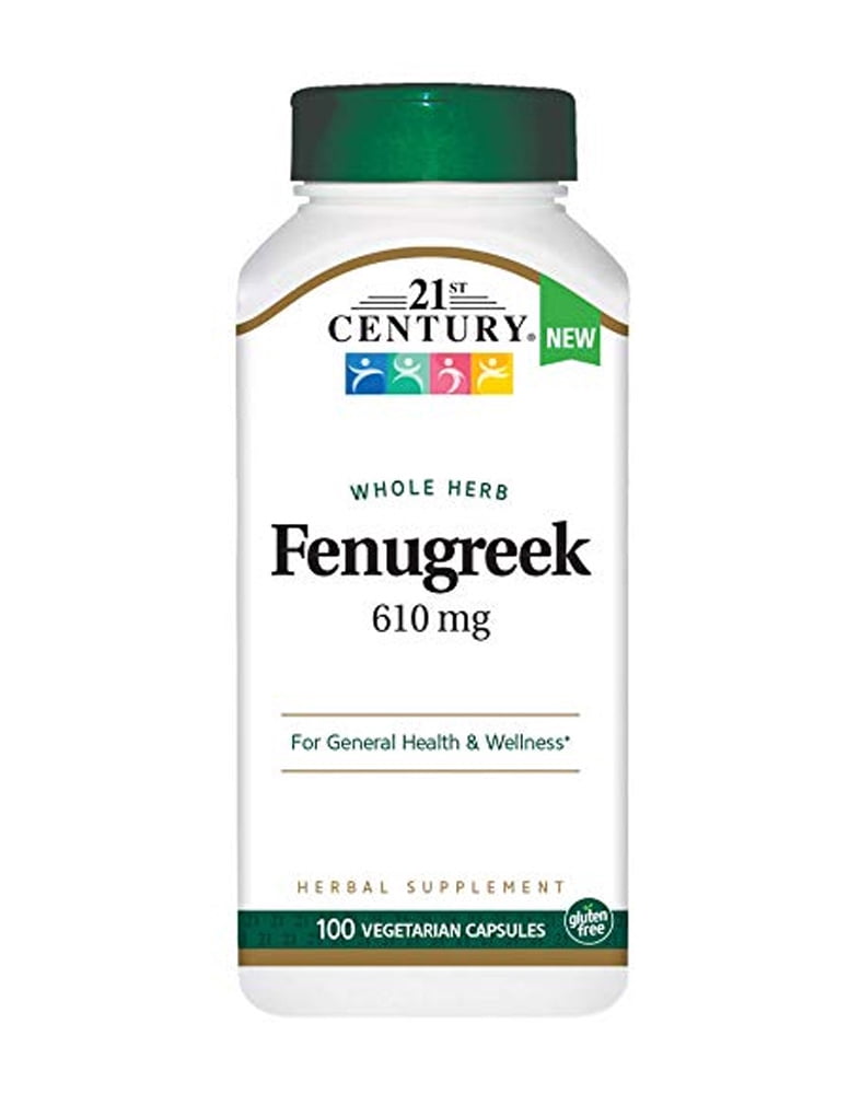 21st Century Fenugreek 610 Mg 100 Capsules