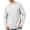 B-White, variant on Men's Casual Loose Fit Long Sleeve Chest Pocket T-Shirt Versatile Autumn Winter Top