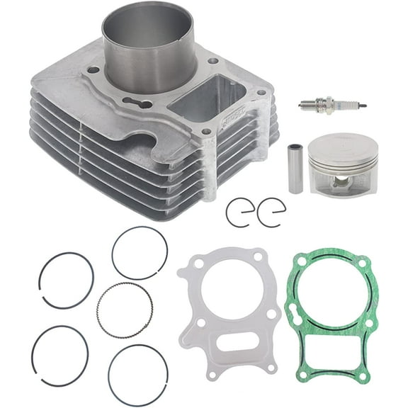EPOTOOR Cylinder Piston Top End Rebuild Kit For Honda Recon 250 TRX250 TRX250EX