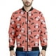 thumbnail image 2 of Chaqueta bomber con estampado de dibujos animados de cerdo para hombre, sudadera de manga larga en 3D, chaqueta bomber de calle de gran tamaño con cremallera, abrigo, ropa, 2 of 5