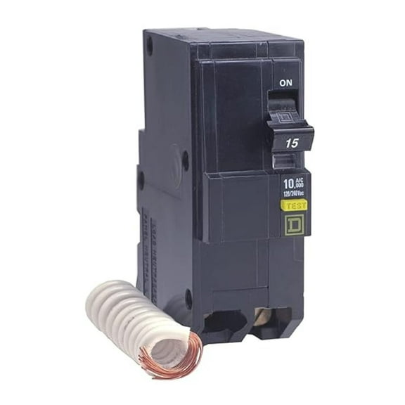 Square D by Square D - QO220GFICP QO Circuit Breaker, 20-Amp, 120/240V, 2-Pole, GFCI, Plug-In Mount