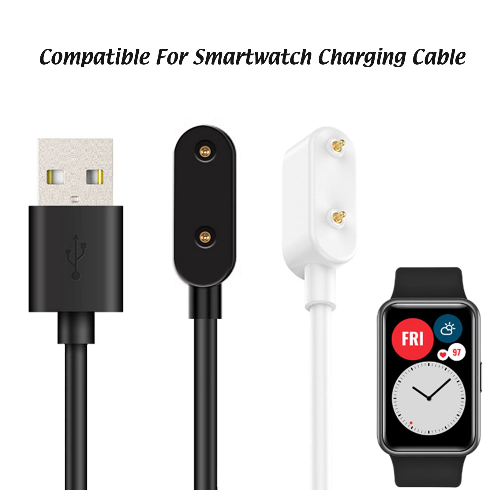 1m Magnetic Charging Cable Compatible for Huawei Watch Fit/Honor Watch ES smartwatch