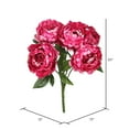 thumbnail image 2 of Vickerman 20" Artificial Hot Pink Peony Bunch., 2 of 3
