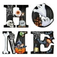 thumbnail image 1 of Letrero de puerta de Halloween con dibujos animados, letreros de bienvenida para fiesta, de gran tamaño, decorativo, colgante, placa de pared para cas, 1 of 9
