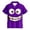 1 Purple, variant on Gyujnb Cartoon Print Short Sleeve Polo Shirt Casual Play and Daily Wear (Boys and Girls),5-6 Years