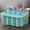 Light Blue, variant on EDHITNR Silicone Ice Tray Film with Lid 22 Cell Maker Box, Food Grade Ice Cream Popsicle Leak Proof Freezer Tray for Home Odor Free Silica Gel Ice Maker, Brown