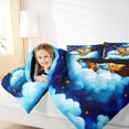 thumbnail image 3 of Erosebridal Cute Boy Tiger Twin Comforter Sets, Dreamy Galaxy Sky Bedding Set, 2-Piece, 3 of 6