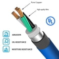 thumbnail image 4 of Cable de extensión Welder S7, resistente, 25 pies, 6-50, enchufe Nema R, 4 of 4