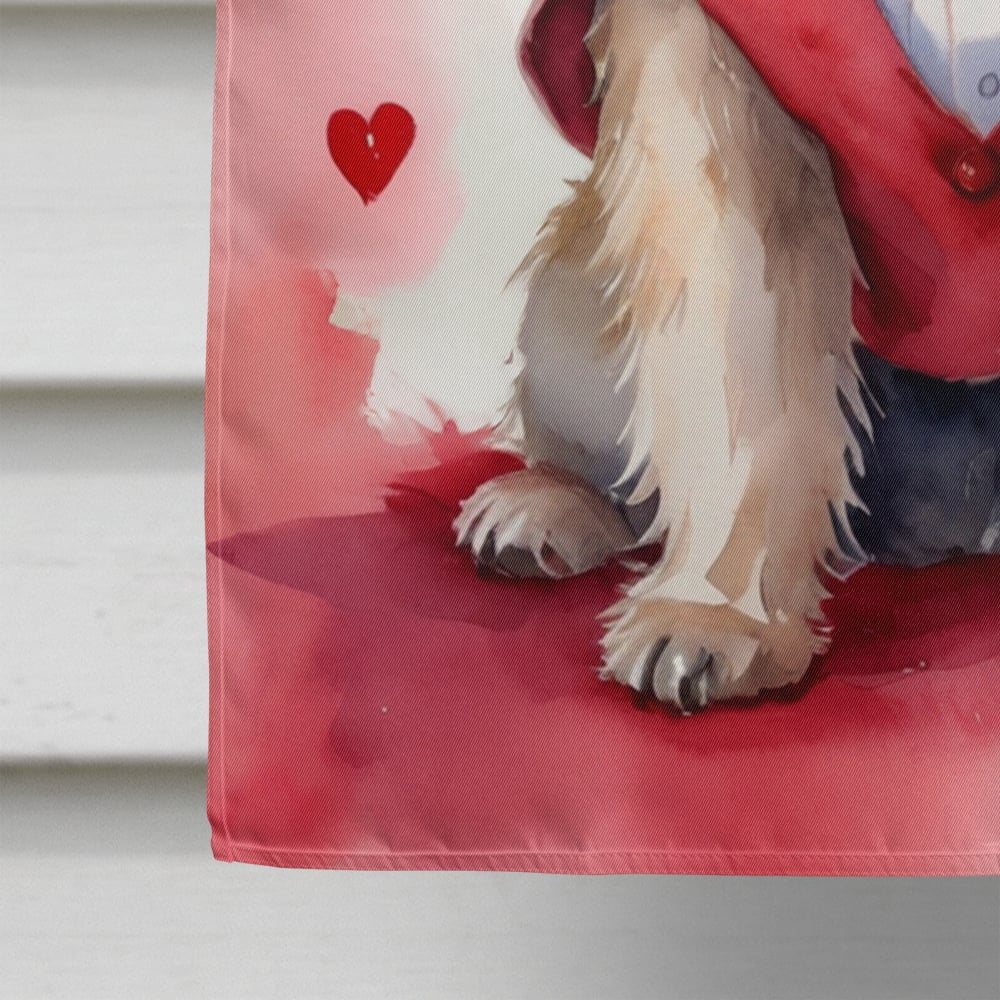 Cairn Terrier My Valentine House Flag 28 in x 40 in