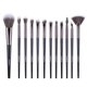 thumbnail image 5 of Juego de 12 brochas de maquillaje cosméticas negras/kit de brochas cosméticas, brochas de maquillaje, brochas de maquillaje, base cosmética con bolsa, herramientas de belleza, 5 of 5