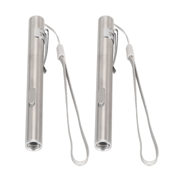 Mini Linterna, Batería De 600 MAh, 2 Piezas, Pequeña Linterna LED Con Clip Para Lectura