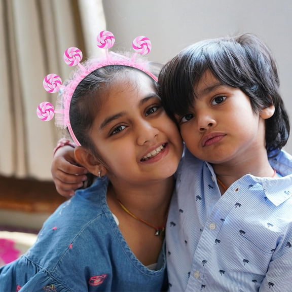 GAXIRE Birthday Headband for Girls Cartoon Design Cloth Headdress Party Accessory 1 Piece Comfortable and Stylish