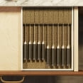 thumbnail image 6 of SpaceAid Bamboo Knife Drawer Organizer, 15"L x 12"W x 2.5"H, White, 6 of 7