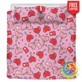 thumbnail image 1 of Juego de cama Corazones caprichosos, 1 of 9
